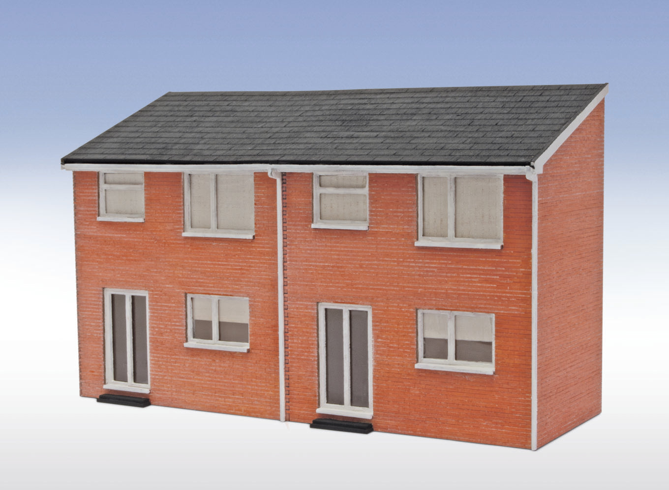 LK213 - PECO Lineside Kits - OO/HO - 1960s House Backs - Laser Cut