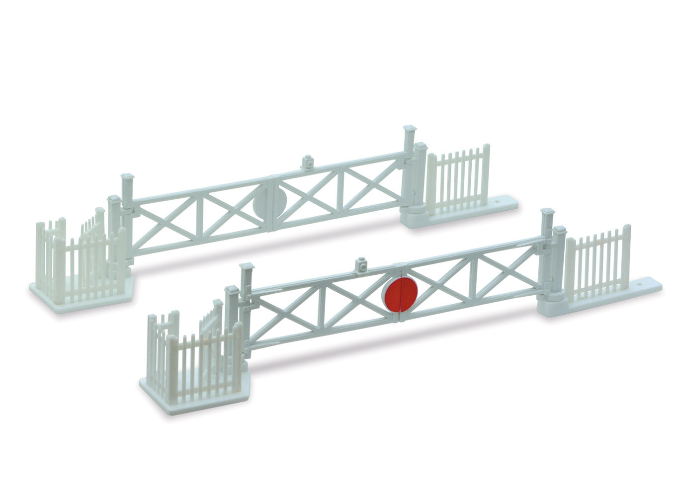 LK50 - PECO Lineside Kits - OO/HO - Lev Crossing Gates (4) with Wicket Gates and Fencing