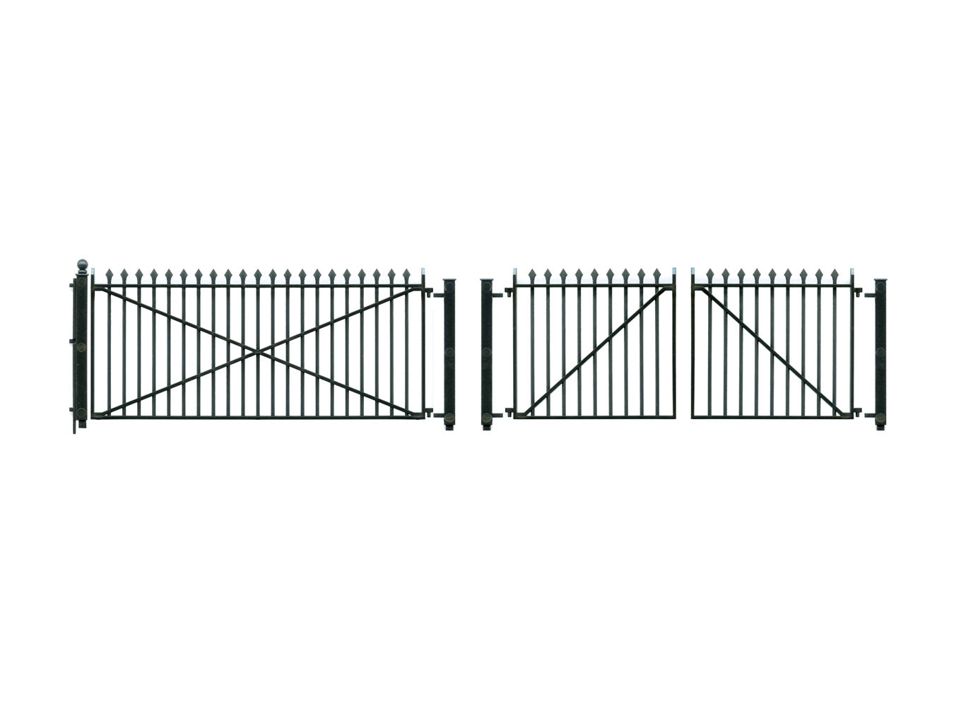 LK742 - PECO Lineside Kits - O - GWR Spear Fencing-Ramps & Gates