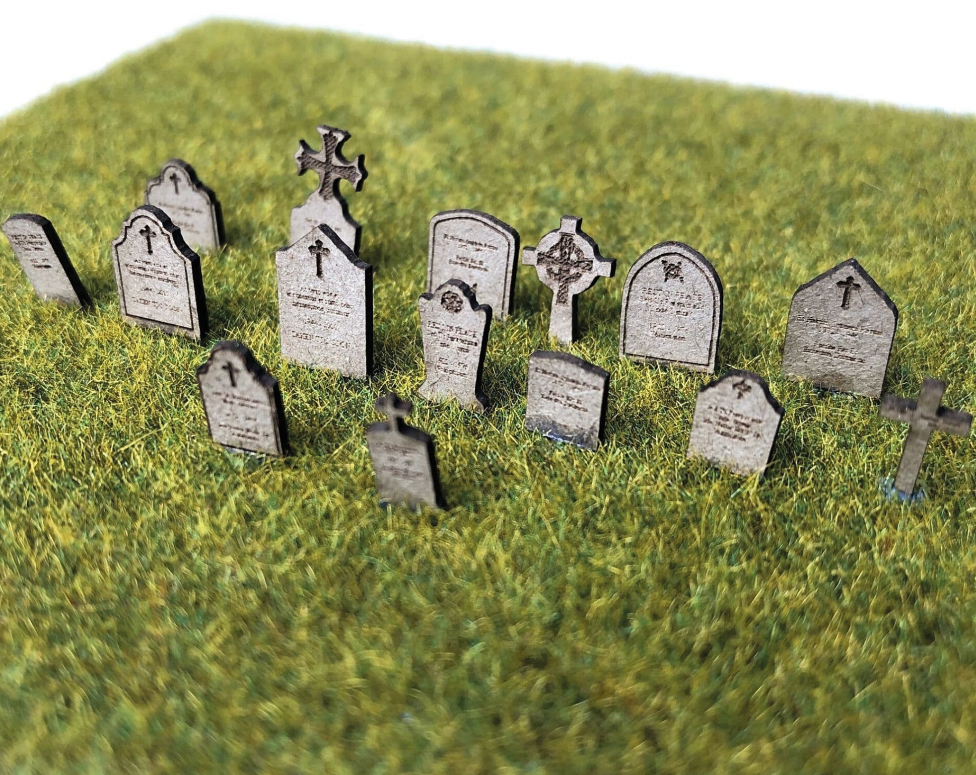 LX394 - Scale Model Scenery - OO/HO - Gravestones