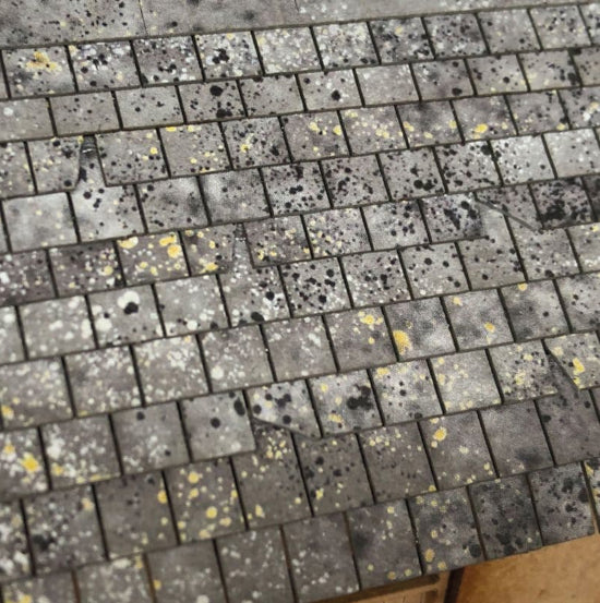 LX410 - Scale Model Scenery - OO/HO - Pre-Weathered Laser Cut Roof Slates