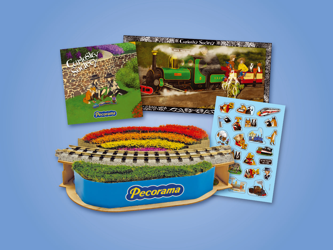 MD1 - PECO - OO/HO - Mini-Diorama-Bausatz OO-9 Regenbogen-Garten
