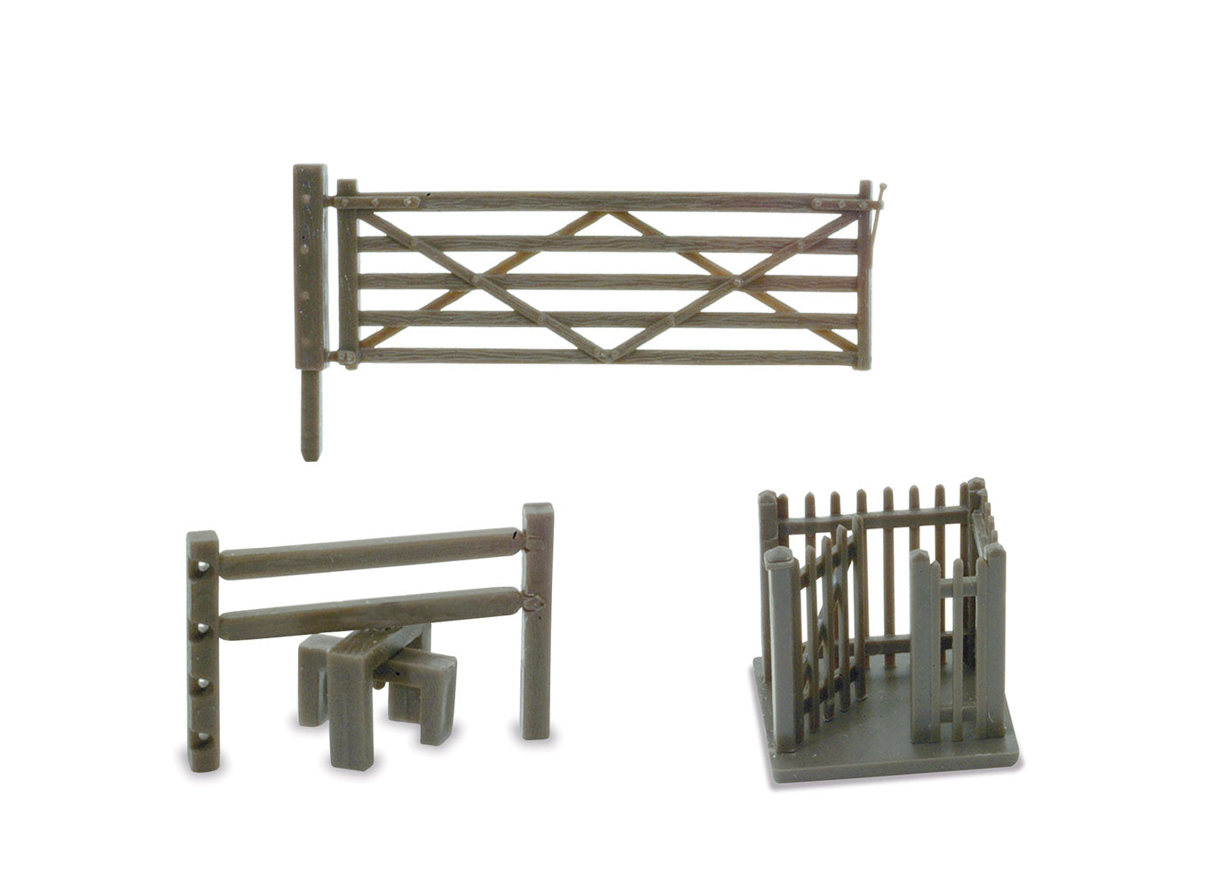 NB46 - PECO - N - 3 Field Gates, 3 Stiles, 1 Wicket Gate