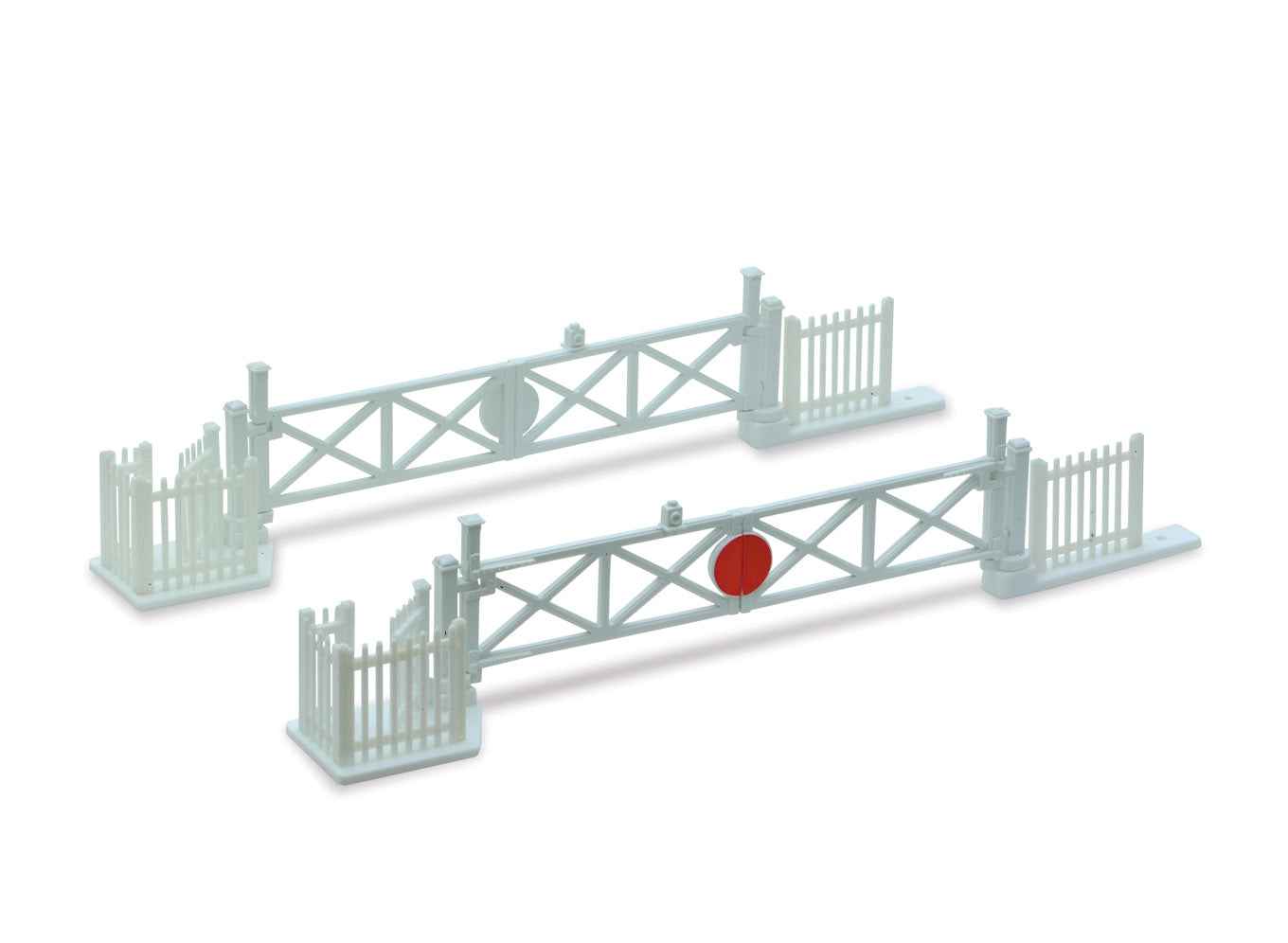 NB50 - PECO - N - Level Crossing Gates (4) with Wicket Gates and Fencing