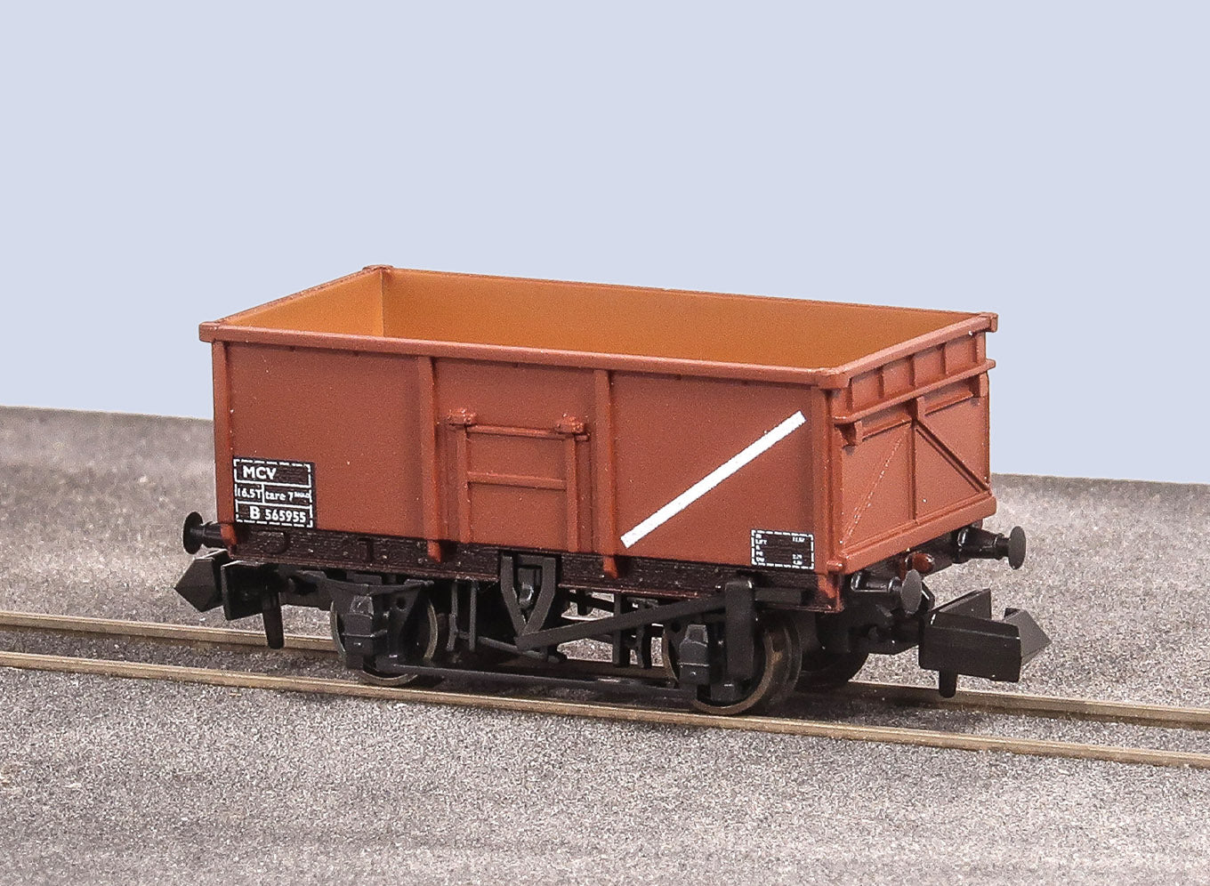 NR1021B - PECO - N - BR 16t Mineral Wagon MCV Fitted Bauxite