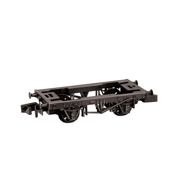 NR119 - PECO - N - 9ft Radstand Fahrgestell mit Holz-Langträgern