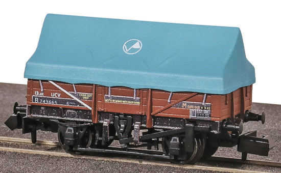 NR1200B - PECO - N - China Clay Hood Wagon - UCV B743665 Bauxite
