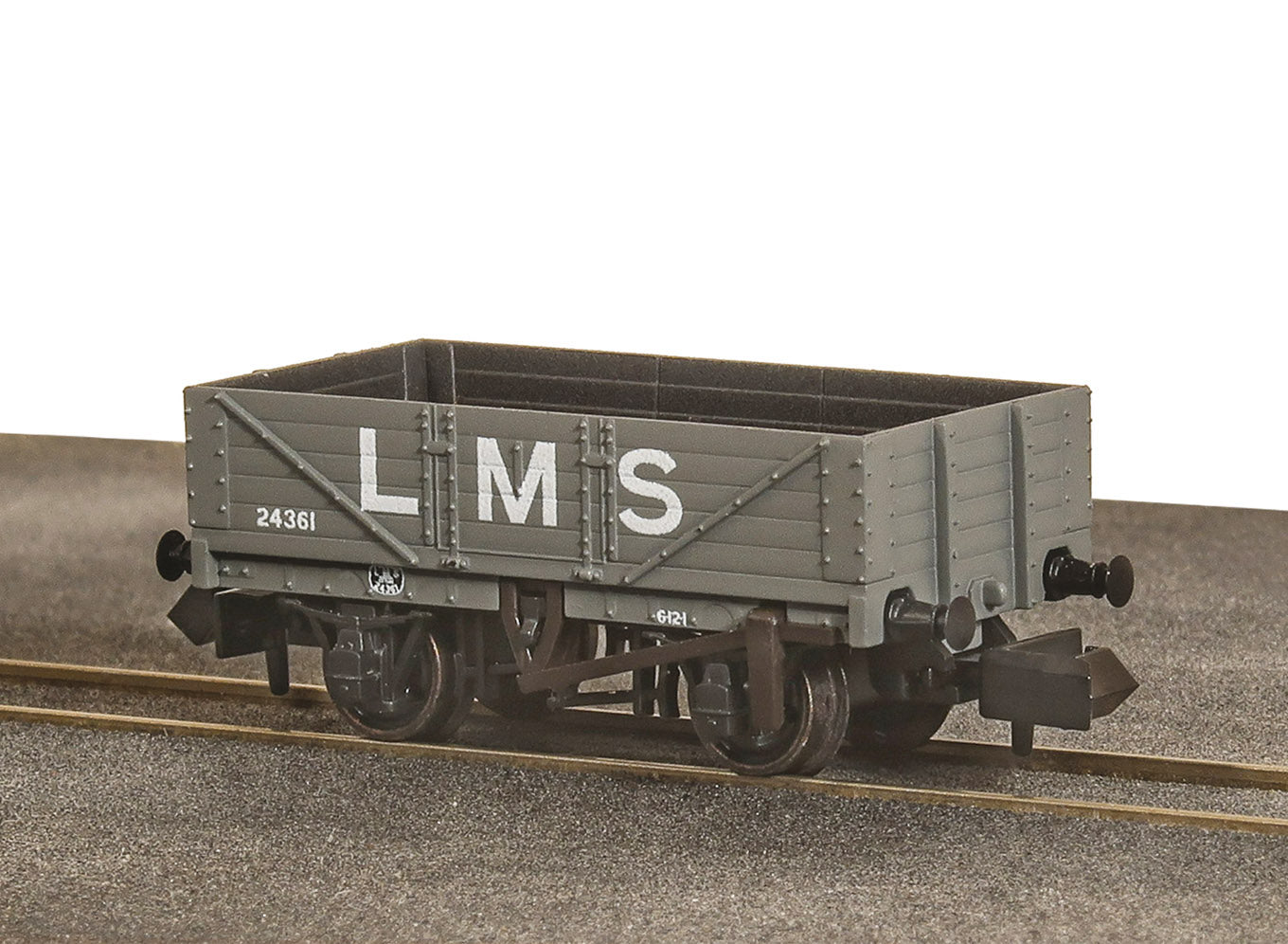 NR5003M - PECO - N - 9ft 5 plank Open Wagon LMS