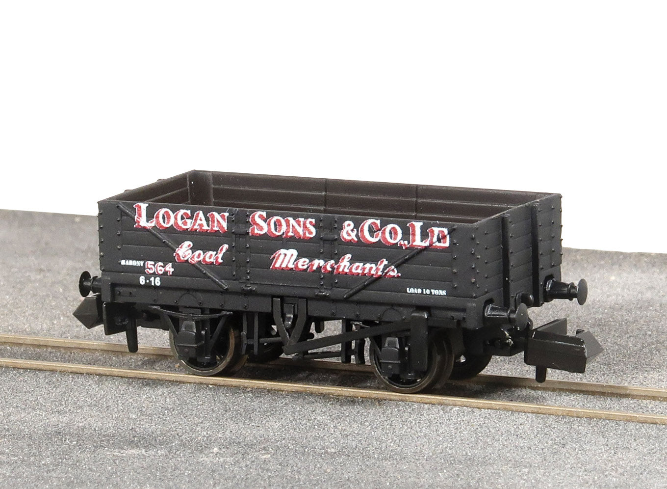 NR5006P - PECO - N - 9ft 5 plank Open Wagon Logan & Sons