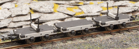 OR163 - PECO - O-16.5/NG7 - Bolster Wagon L/Cut kit (3)