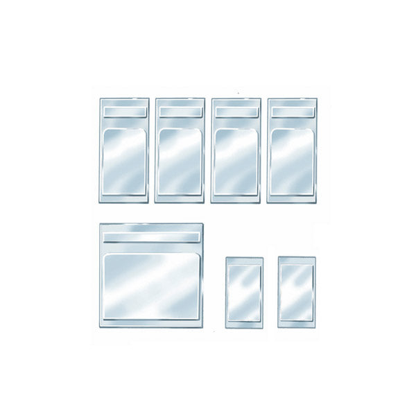 OR54 - PECO - O-16.5/NG7 - Coach Window Panes, clear (7)