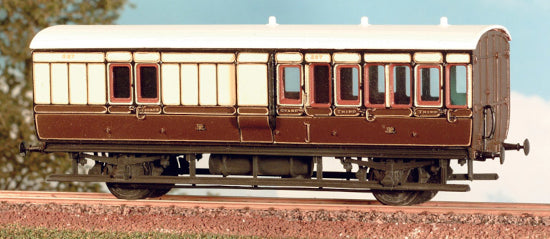 PC613 - Parkside - OO/HO - GWR 4 Wheel, Brake 3rd