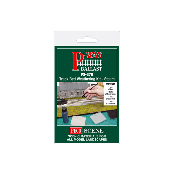 PS370 - PECO - Gleisbett-Alterungsset (Dampf)