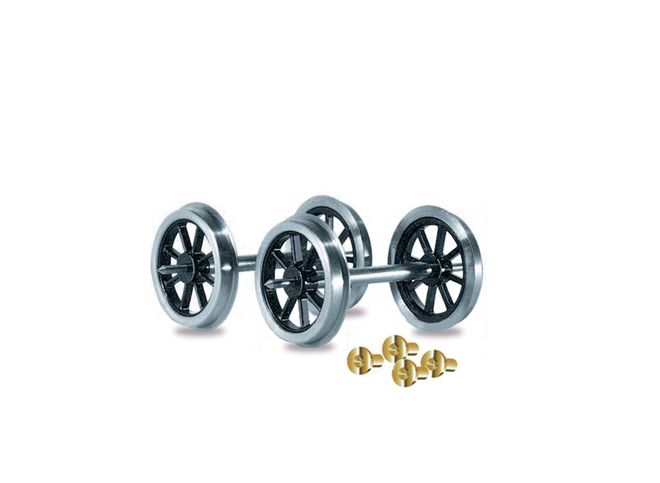 PS621 - Parkside - O - Spoked Wagon Wheels & Bearings (prev. RO-1)