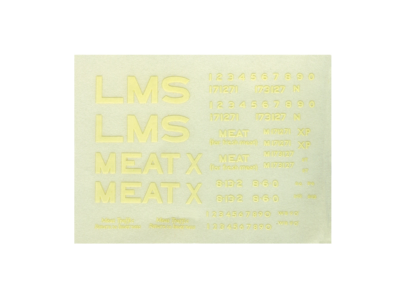 PS68 - Parkside - O - Transfer for LMS Meat Van