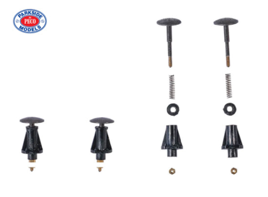 PS77 - Parkside - O - Sprung Wagon Buffers