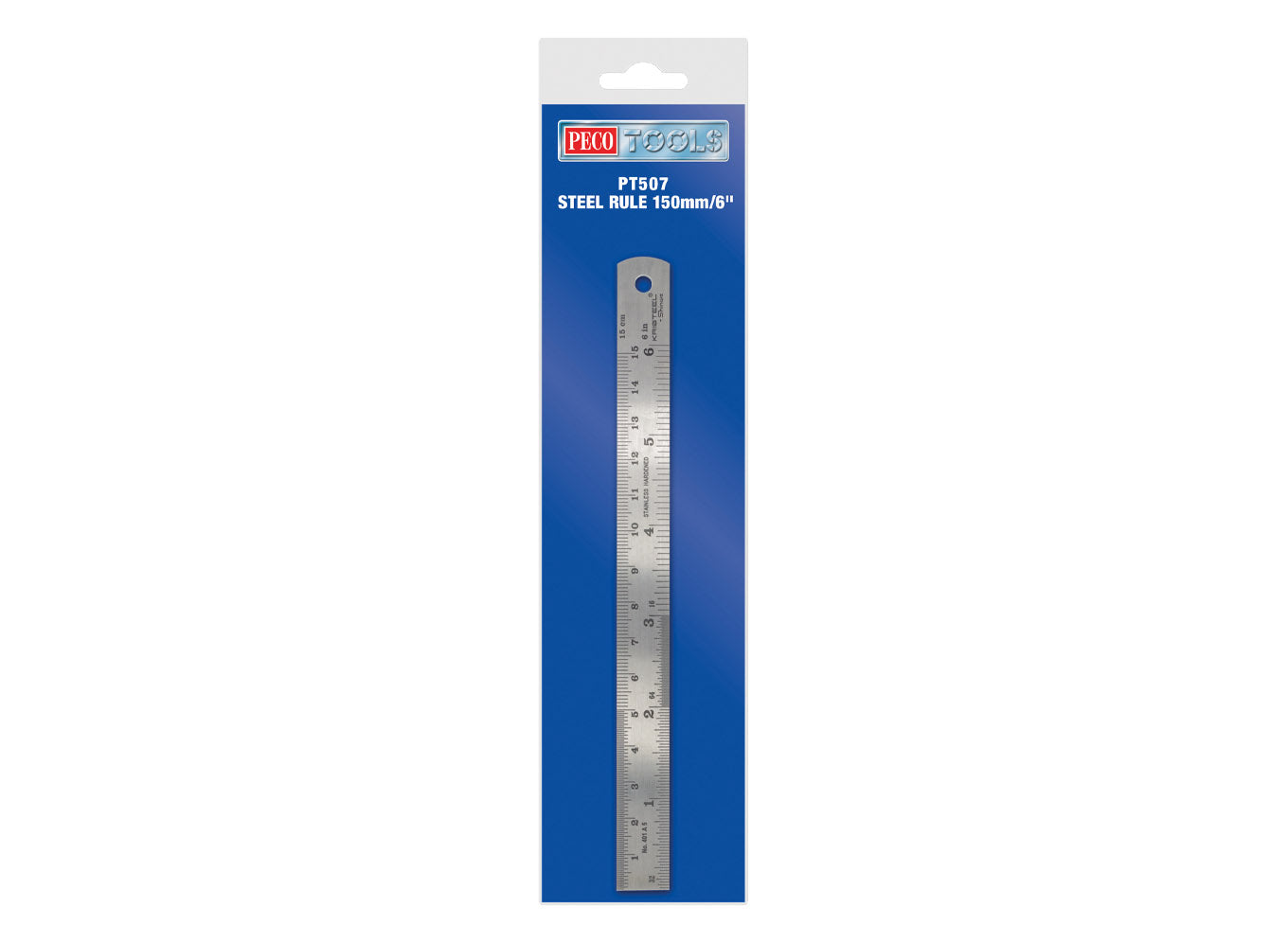 PT507 - PECO - Steel Rule 150mm/6in