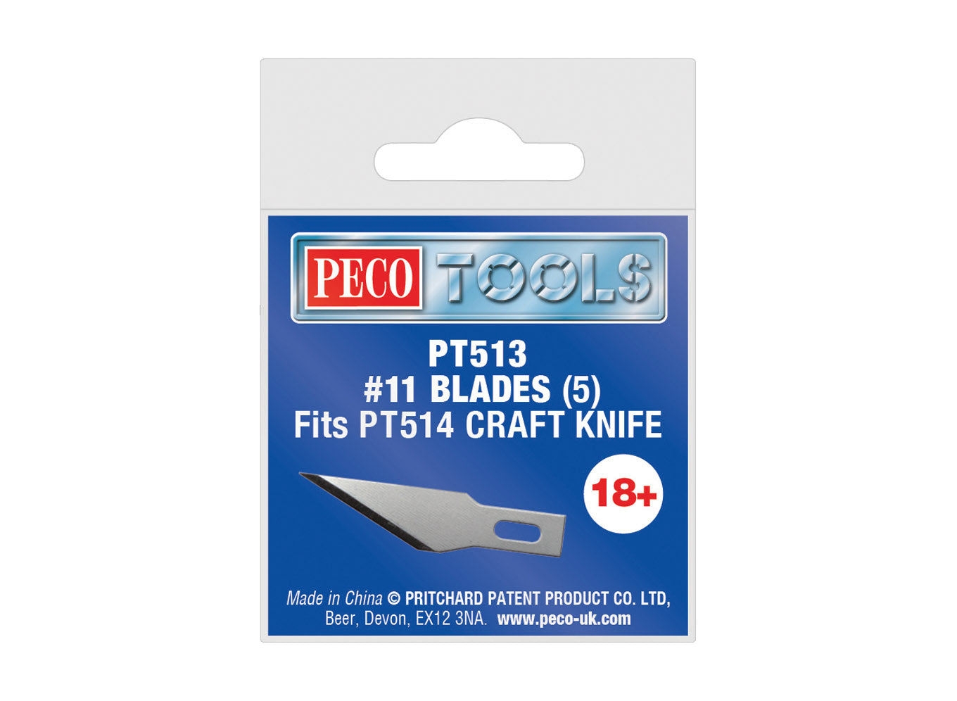 PT513 - PECO - Soft-grip Craft Knife No. 11 Blades