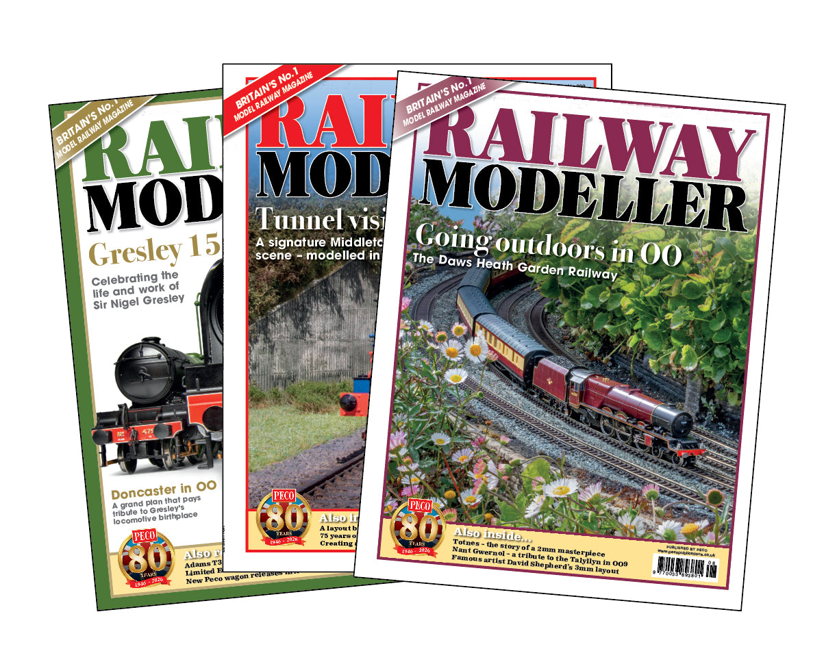 RM(MONTH+YEAR) - PECO - RAILWAY MODELLER, monthly magazine