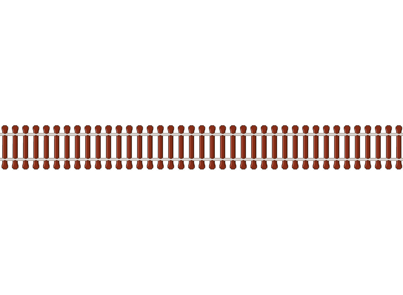 SL104F - PECO Streamline - OO/HO - Flex Track C75 Steel Sleeper/tie