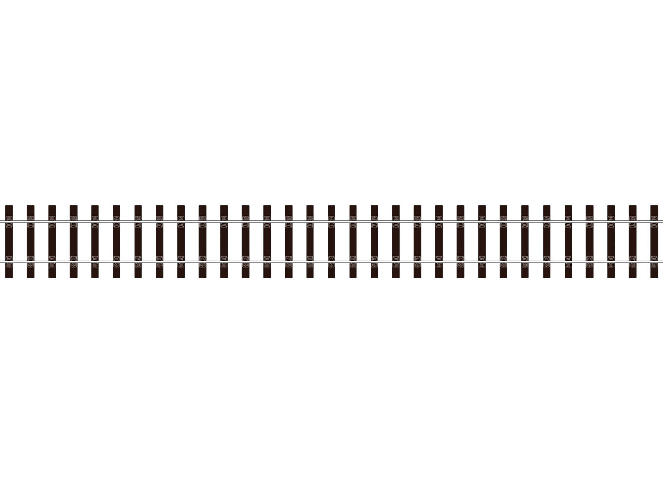 SL108F - PECO Streamline - OO/HO - Flex Track C75 Bullhead W-Sleeper/tie