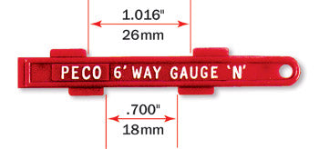 SL336 - PECO - N - 6ft-way Gauge