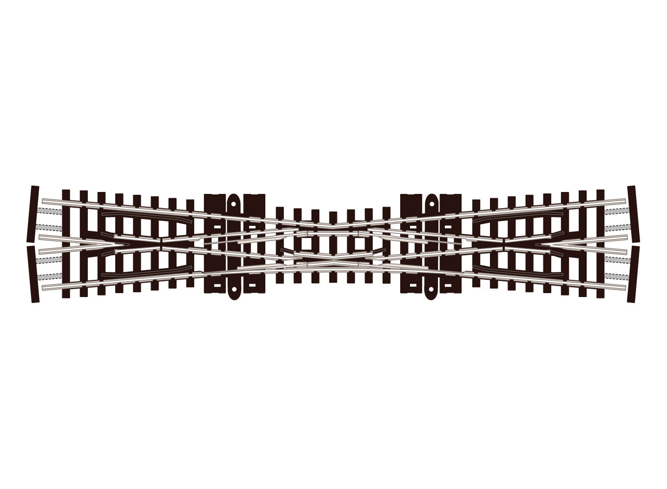 SL380F - PECO Streamline - N - Single Slip C55 INS