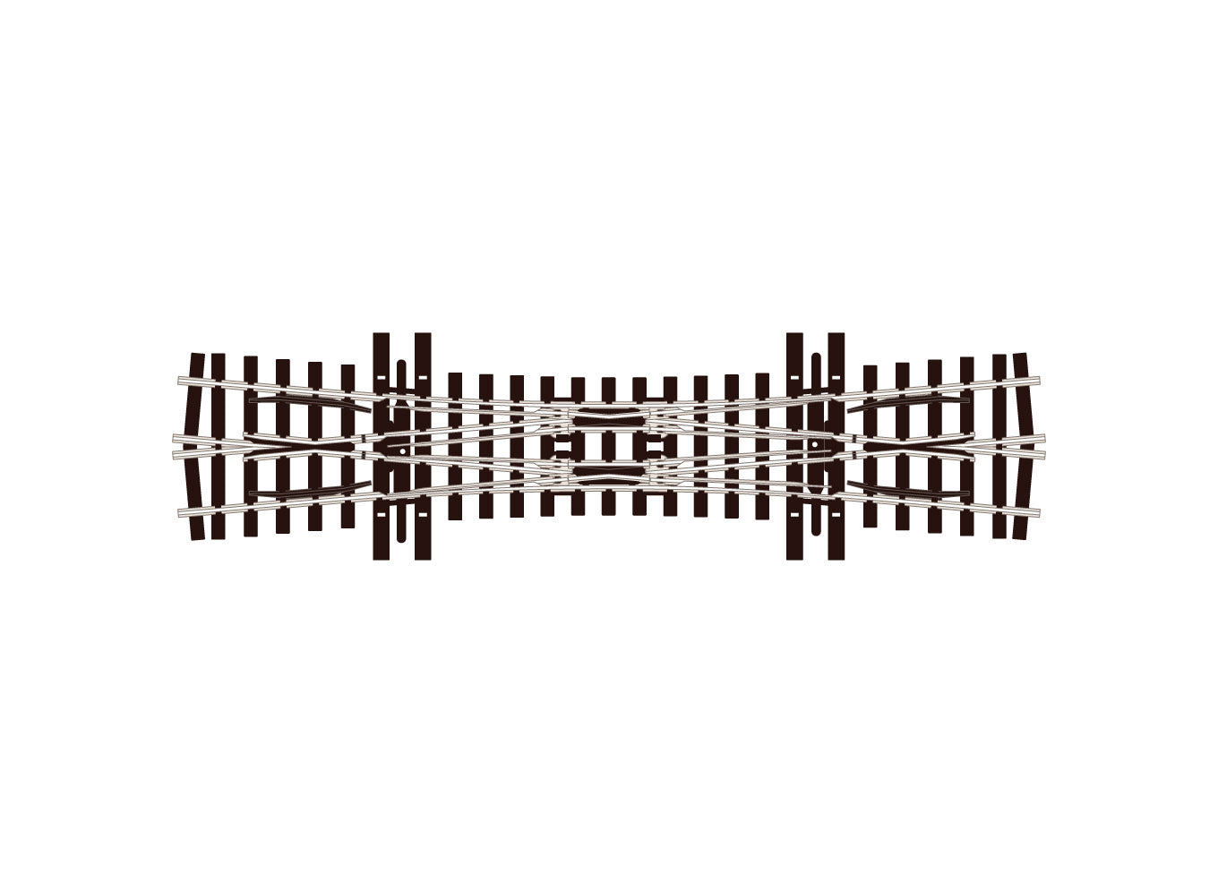 SLE1490 - PECO Streamline - HOm - Double Slip C75 ELE