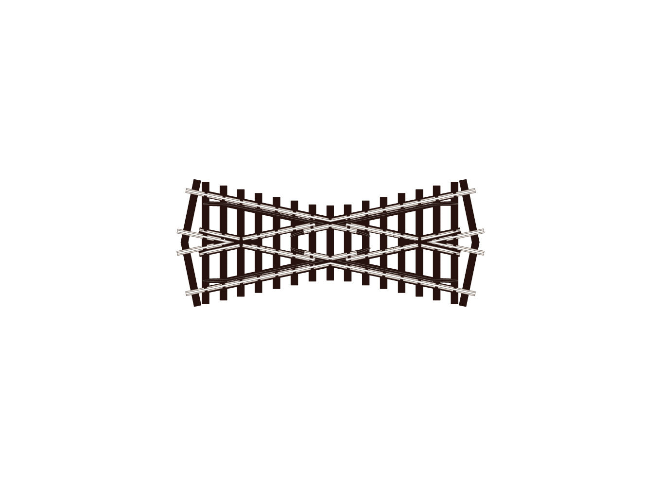 SLE193 - PECO Streamline - OO/HO - Crossing C75 Short ELE