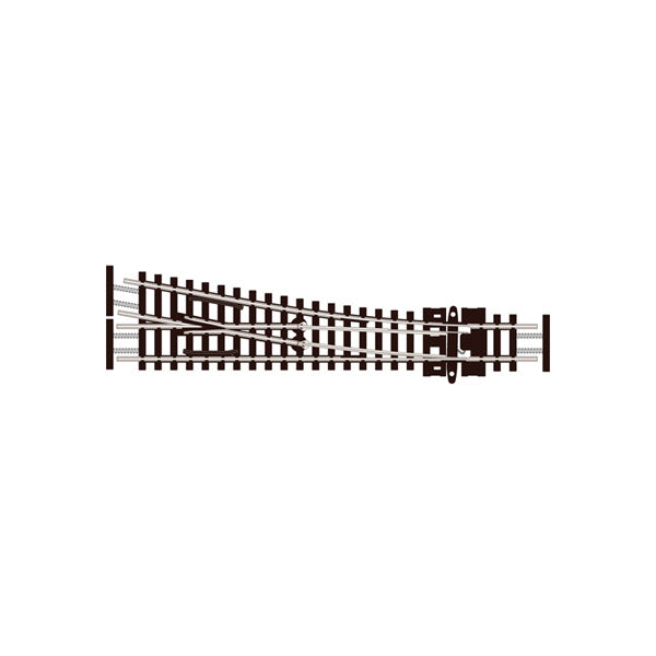 SLE391F - PECO Streamline - N - Turnout C55 Sm Rad RH ELE