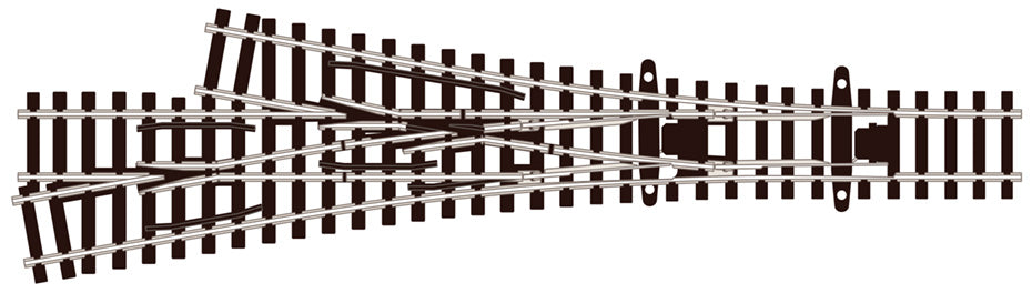 SLE399F - PECO Streamline - N - Turnout C55 Assym 3-Way ELE