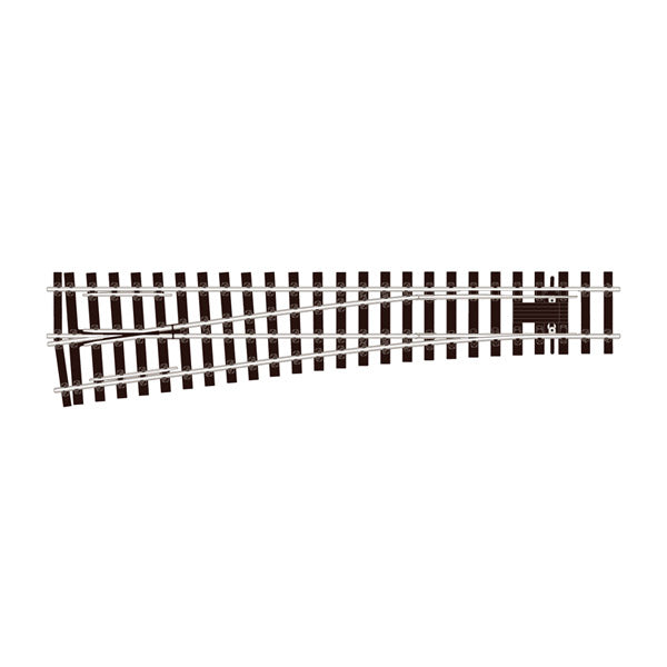 SLE792FB - PECO Streamline - O - Turnout FB C143 Med Rad LH ELE