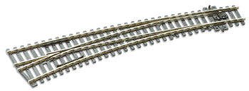 SLE87 - PECO Streamline - OO/HO - Turnout C100 Curved Lar Rad LH ELE