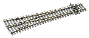 SLE98 - PECO Streamline - OO/HO - Turnout C100 Y Lar Rad ELE