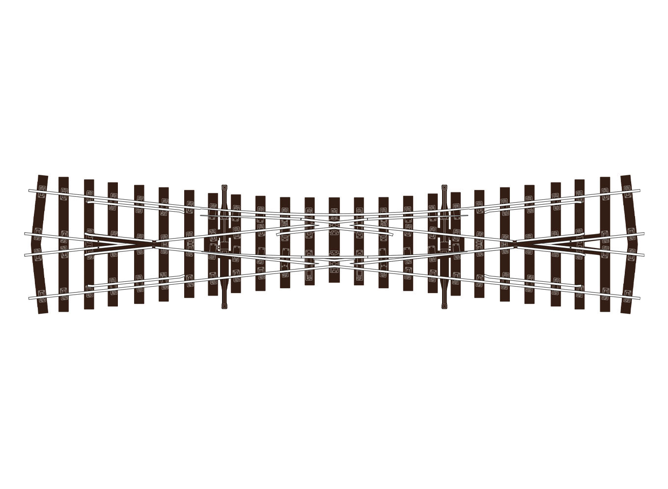 SLU1180 - PECO Streamline - OO - Single Slip BH C75 UNI