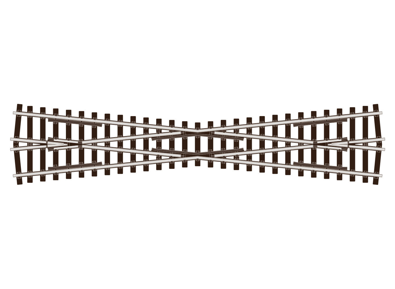 SLU1294 - PECO Streamline - TT:120 - Crossing C55 Long UNI