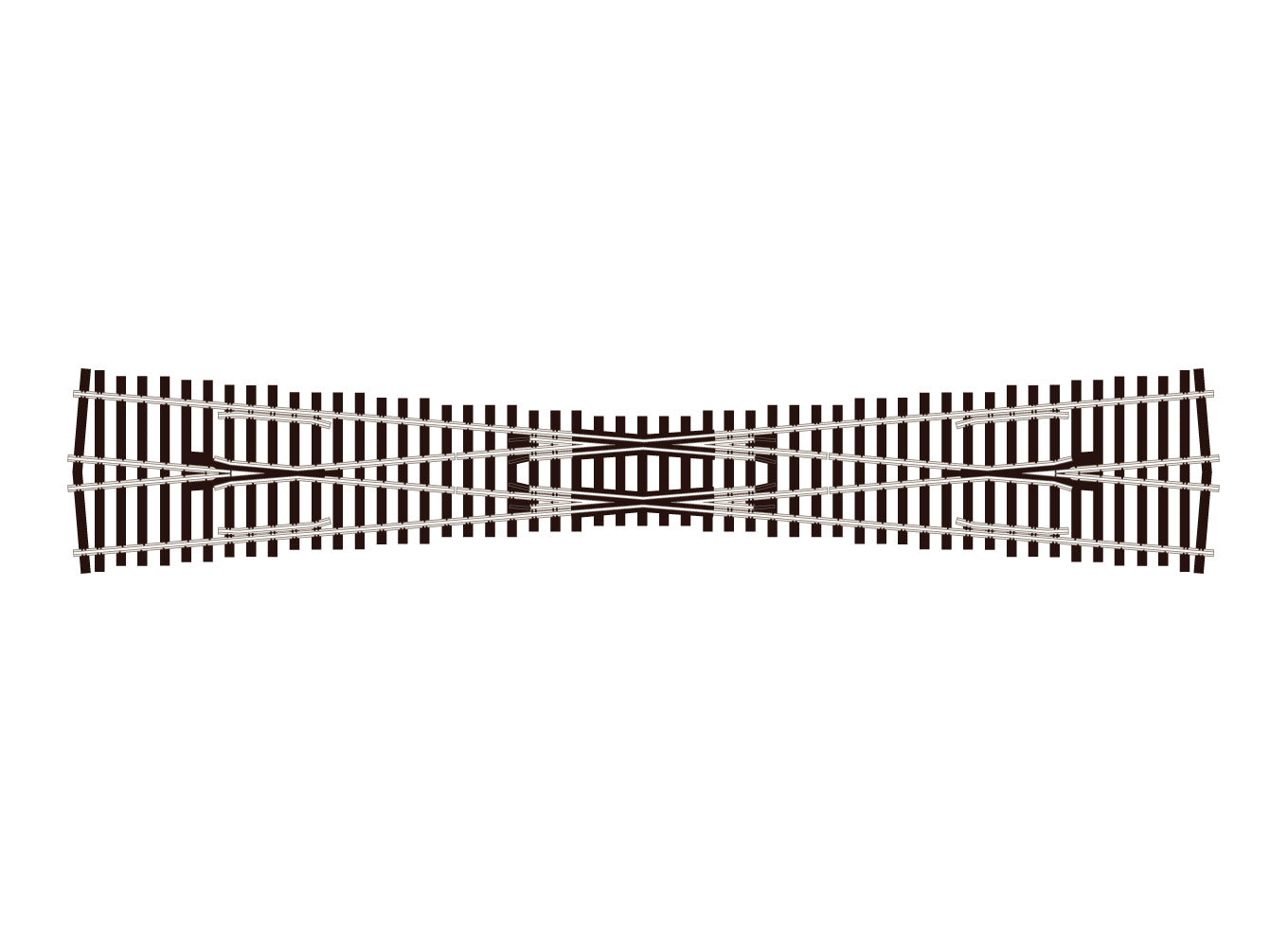 SLU8364 - PECO Streamline - HO - Diamond Crossing C83 #6 UNI