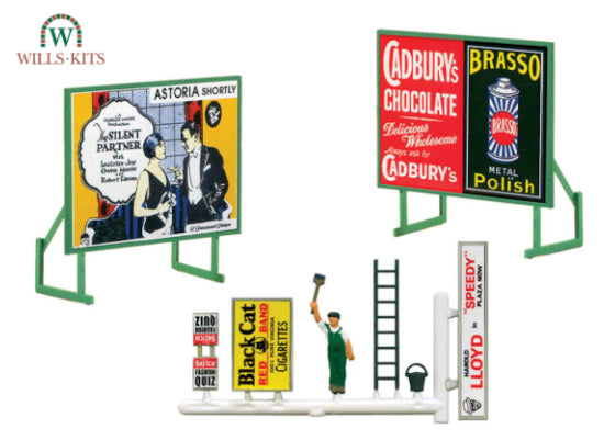 SS21 - Wills - OO/HO - Hoardings & Bill Poster