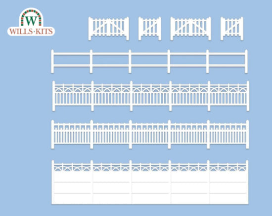 SS43 - Wills - OO/HO - Concrete Fencing