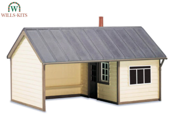 SS60 - Wills - OO/HO - Station Platform Shelter, Timber