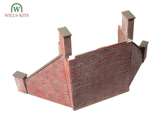 SS64 - Wills - OO/HO - Abutments with Wing Walls (2)