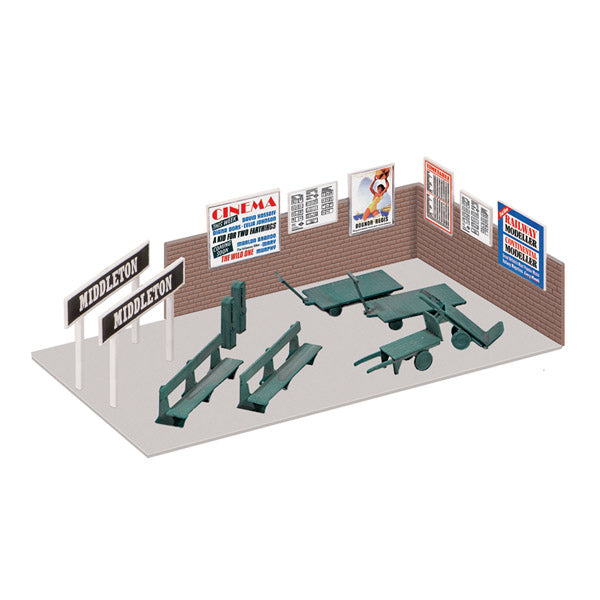 SS68 - Wills - OO/HO - Platform Accesories, Nameboards, Trolleys etc