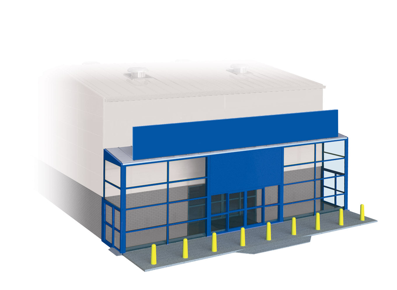 SSM310 - Wills - OO/HO - Supermarkt Fassade