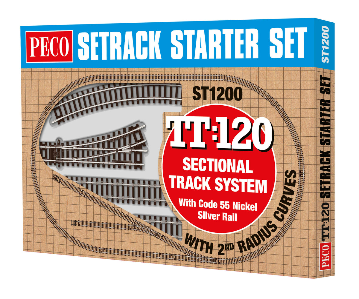 ST1200 - PECO Setrack - TT:120 - Starter Track Set Code 55 No.2 Radius