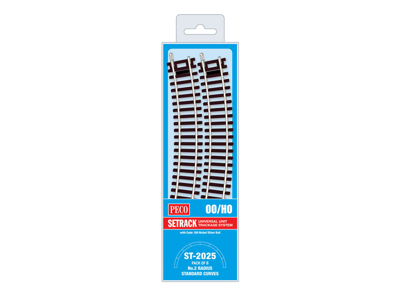 ST2025 - PECO Setrack - OO/HO - Track C100 MP No.2 Radius Standard Curve (8)