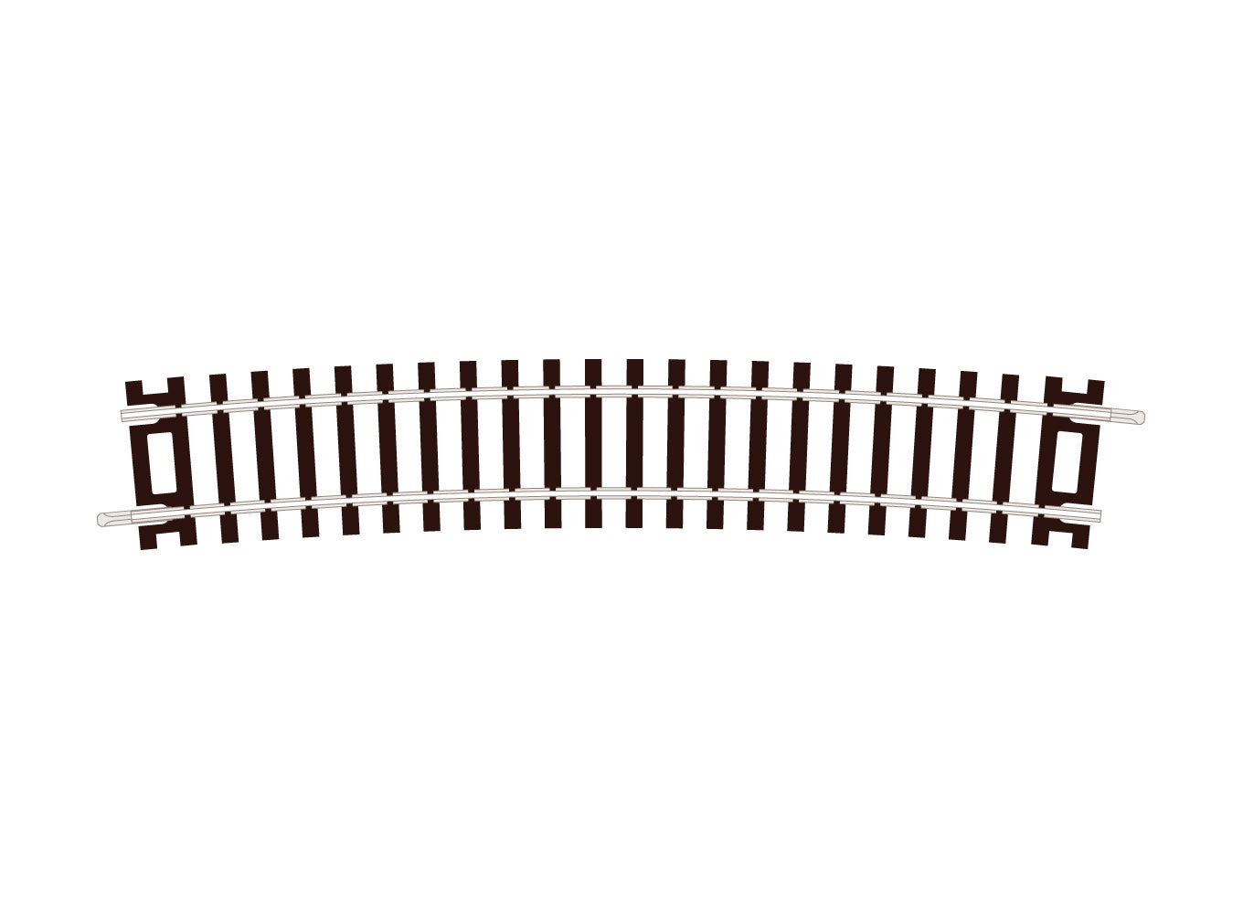 ST238 - PECO Setrack - OO/HO - Track C100 Special Curve