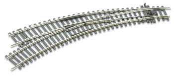 ST245 - PECO Setrack - OO/HO - Turnout C100 Curved Double Radius LH INS