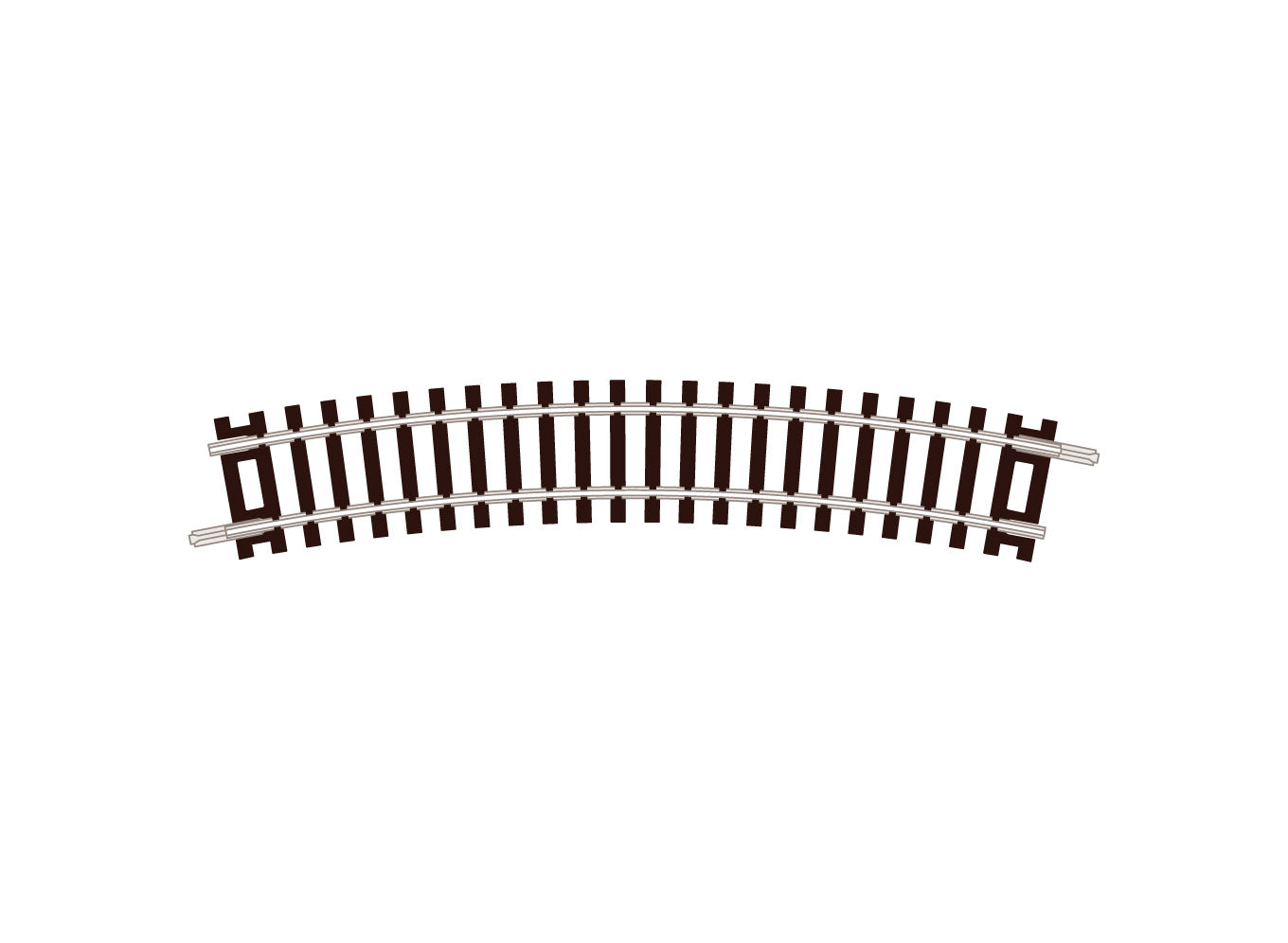 ST3 - PECO Setrack - N - Gleis C80 Standardkurve Radius 1