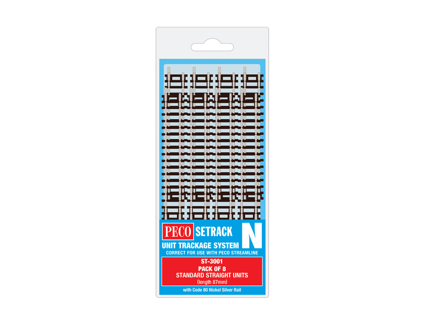 ST3001 - PECO Setrack - N - Gleis C80 MP Gerades Standardgleis (8)