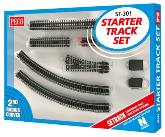 ST301 - PECO Setrack - N - Starter-Gleisset C80 Nr. 2 Rad